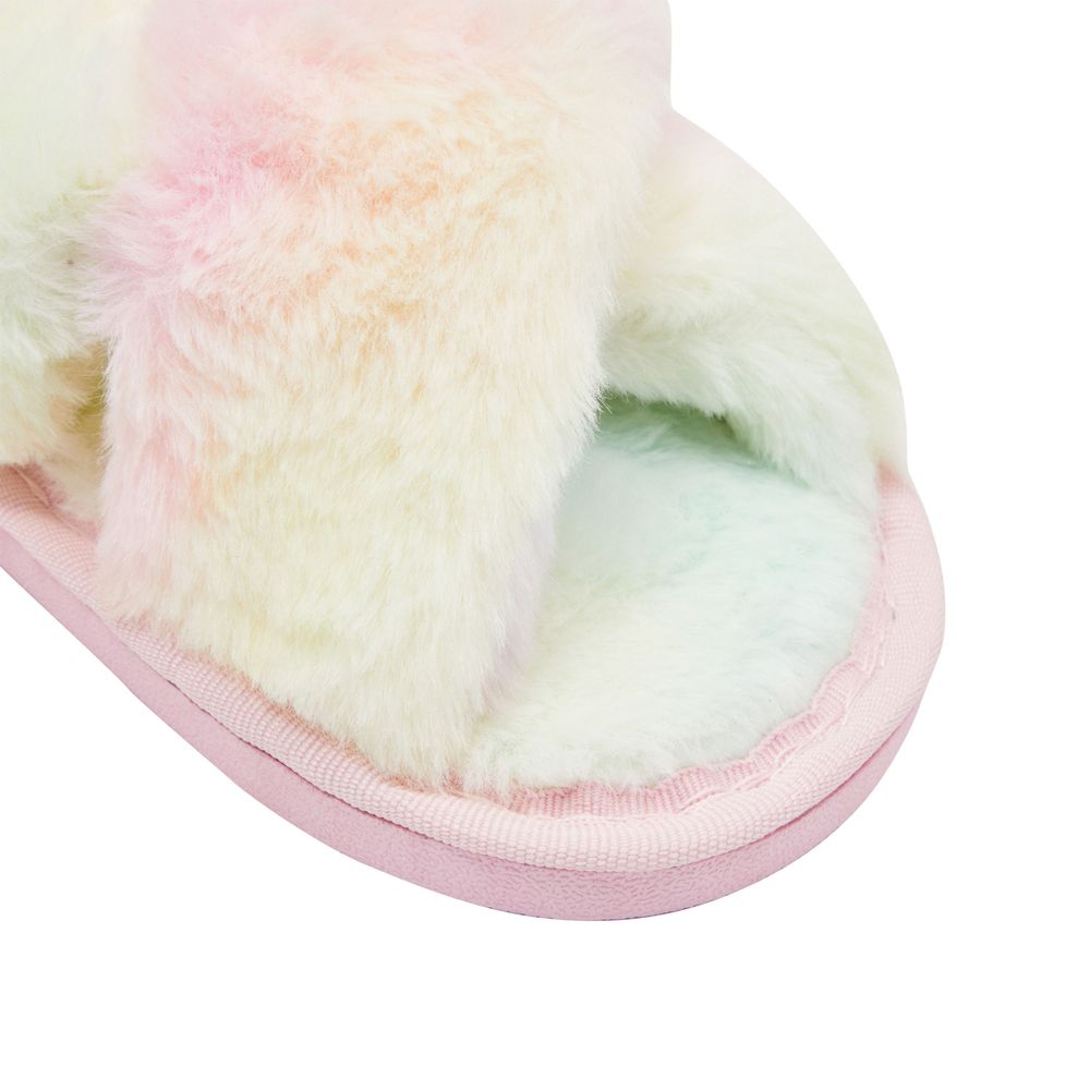 Gray Fuzzy Ugg Sandals/ Slippers - Gem